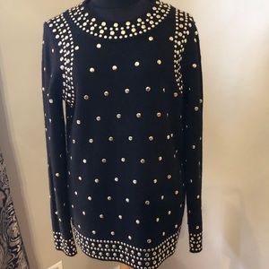 Michael Kors Studded Wool Sweater